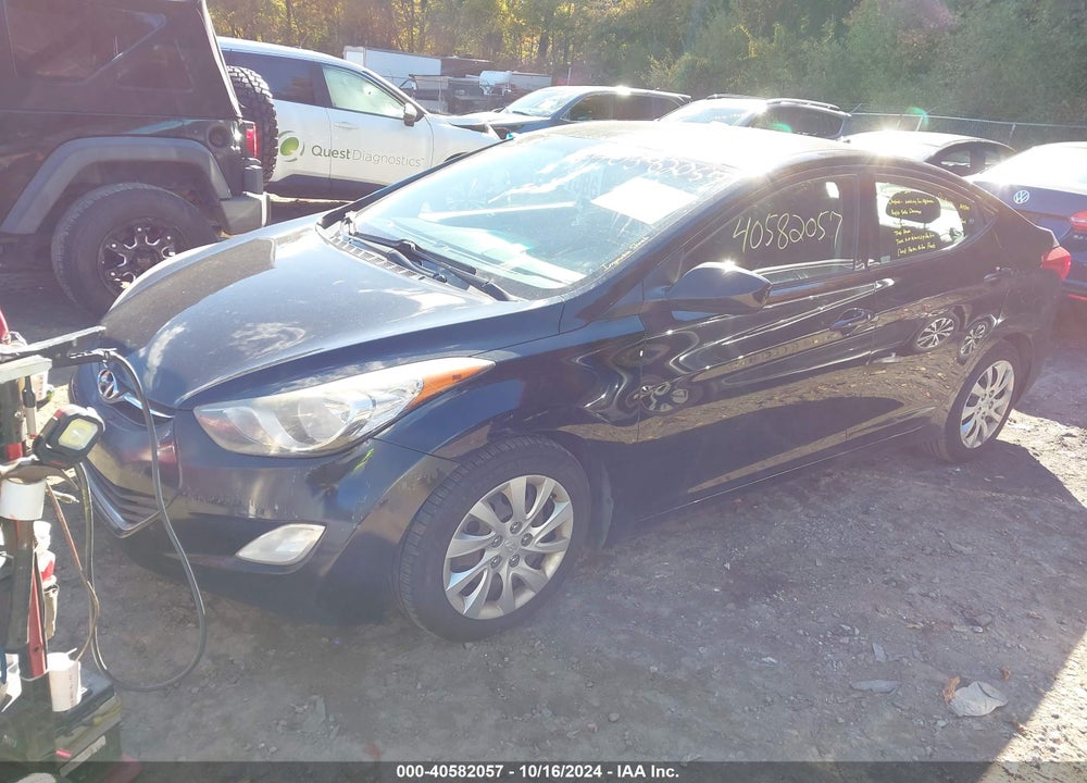 2013 HYUNDAI ELANTRA GLS VIN: 5NPDH4AE6DH229366