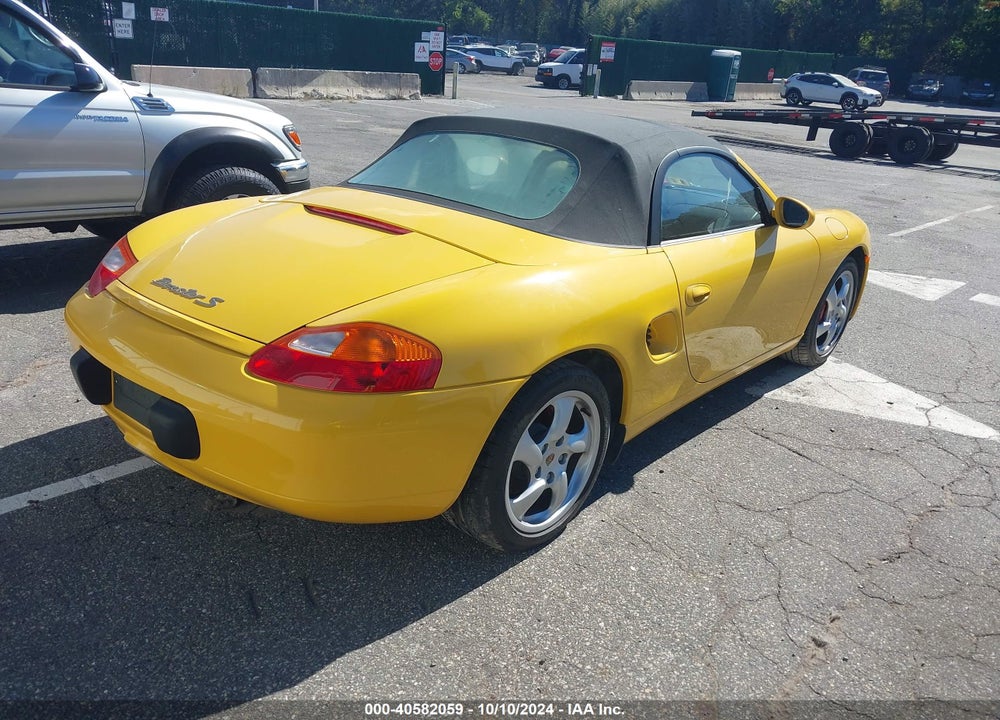 2000 PORSCHE BOXSTER S VIN: WP0CB2982YU661741