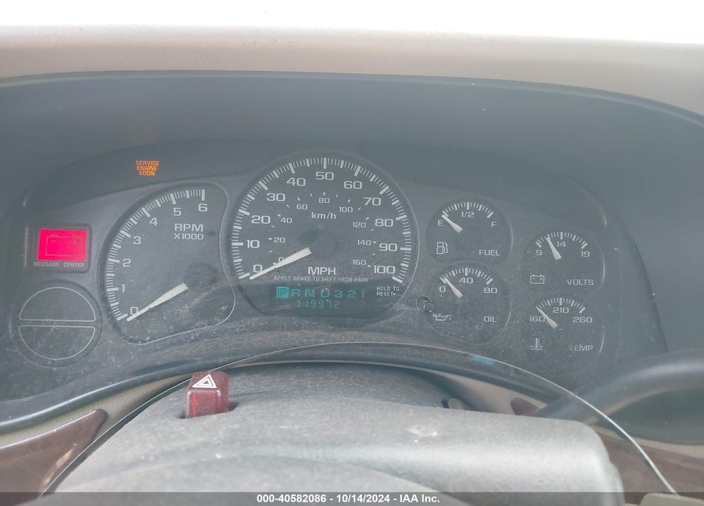 2002 CHEVROLET TAHOE Z71 VIN: 1GNEK13Z52R203150