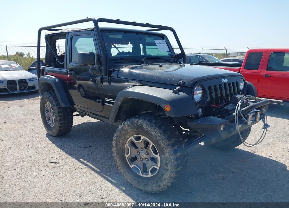 2014 JEEP WRANGLER SPORT VIN: 1C4AJWAGXEL192405