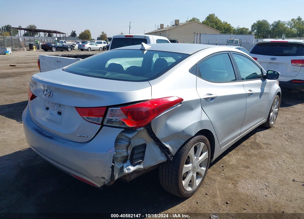 2011 HYUNDAI ELANTRA LIMITED VIN: 5NPDH4AEXBH019236