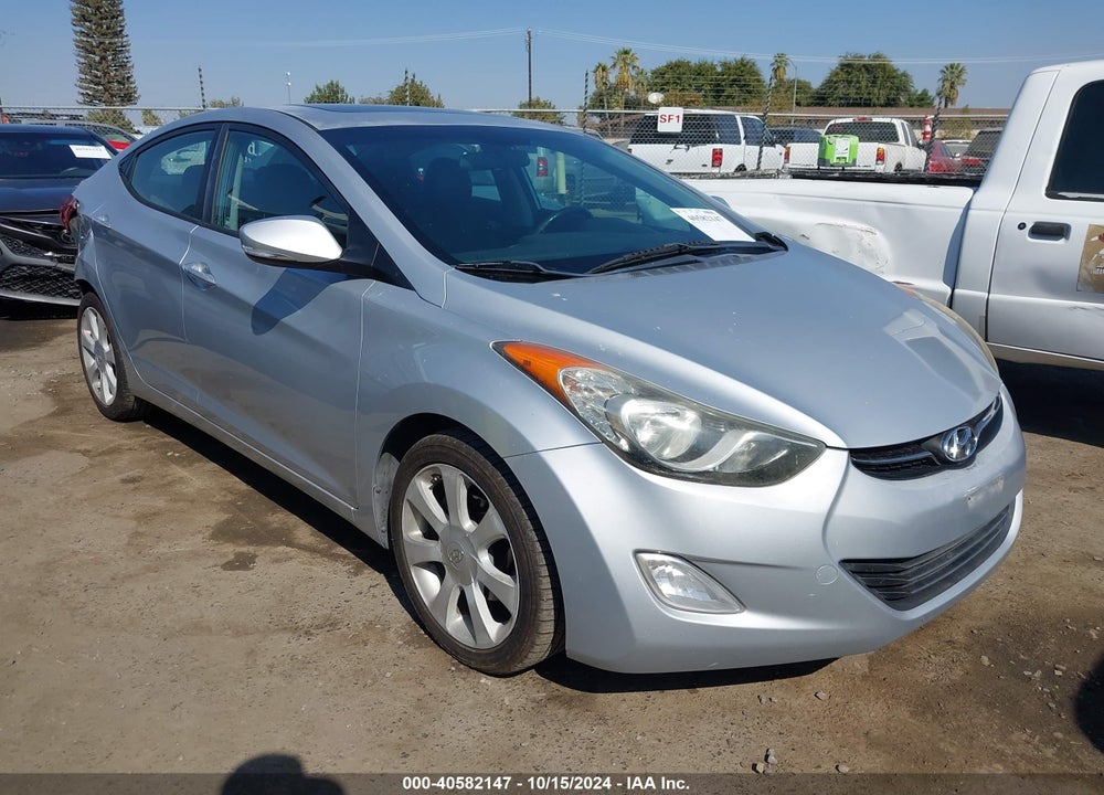 2011 HYUNDAI ELANTRA LIMITED VIN: 5NPDH4AEXBH019236