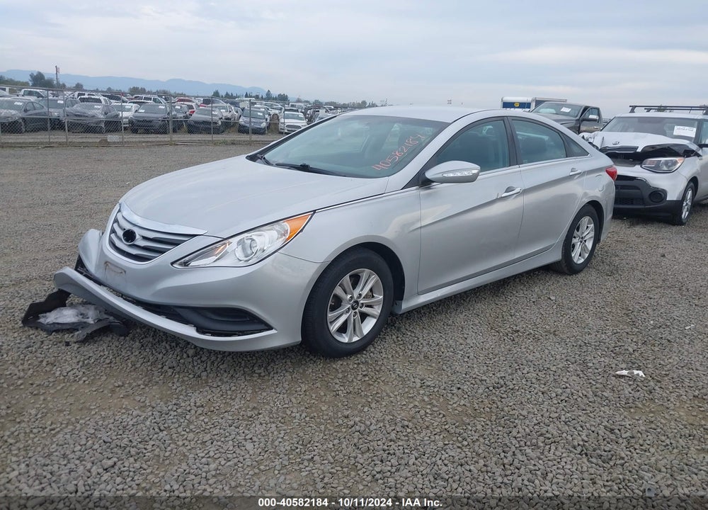 2014 HYUNDAI SONATA GLS VIN: 5NPEB4ACXEH924469