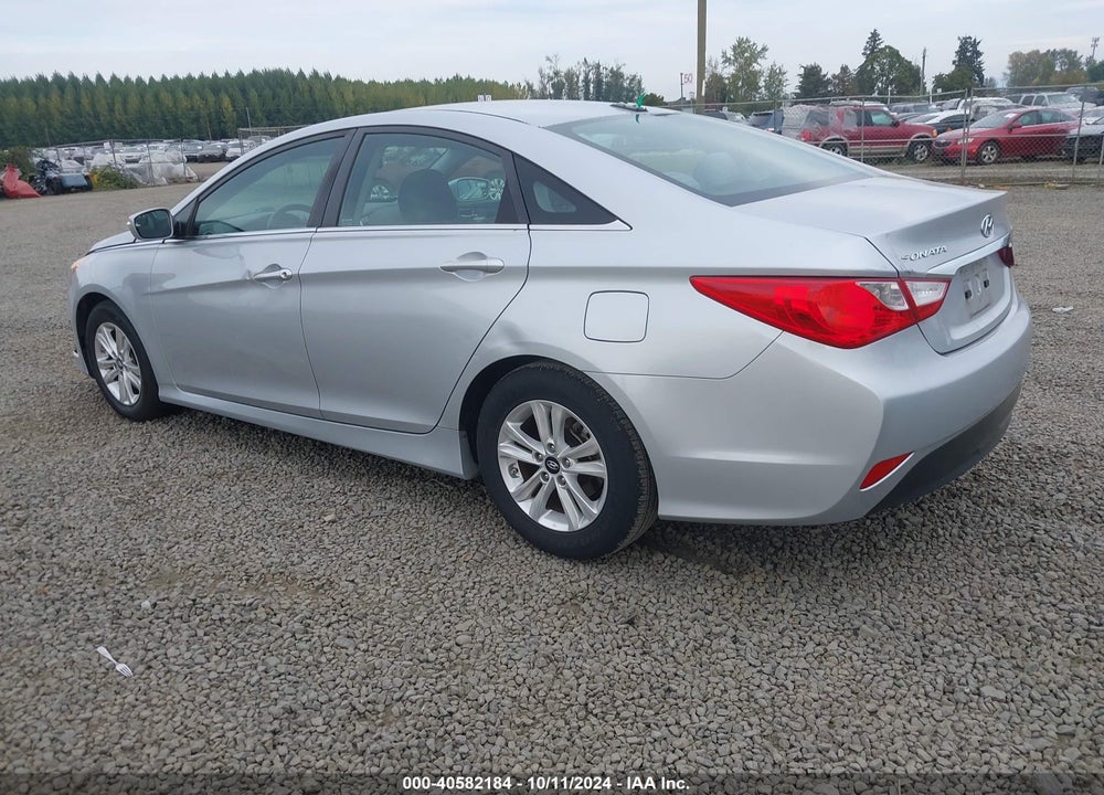 2014 HYUNDAI SONATA GLS VIN: 5NPEB4ACXEH924469