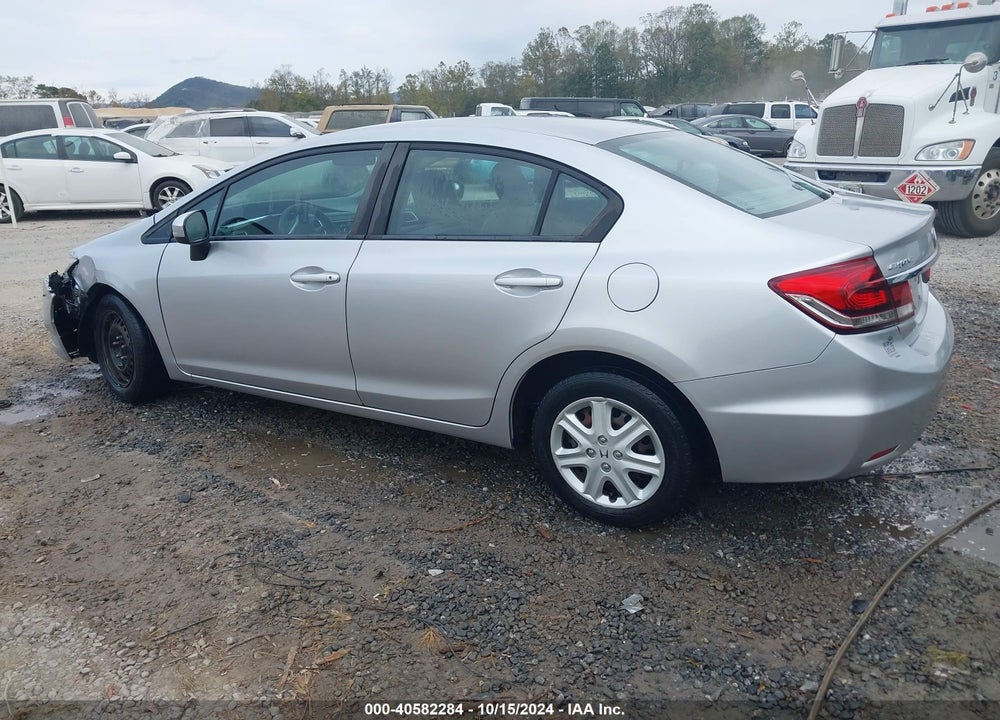 2014 HONDA CIVIC LX VIN: 19XFB2F58EE262835