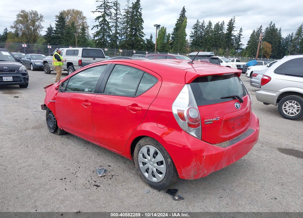 2013 TOYOTA PRIUS C TWO VIN: JTDKDTB30D1544634