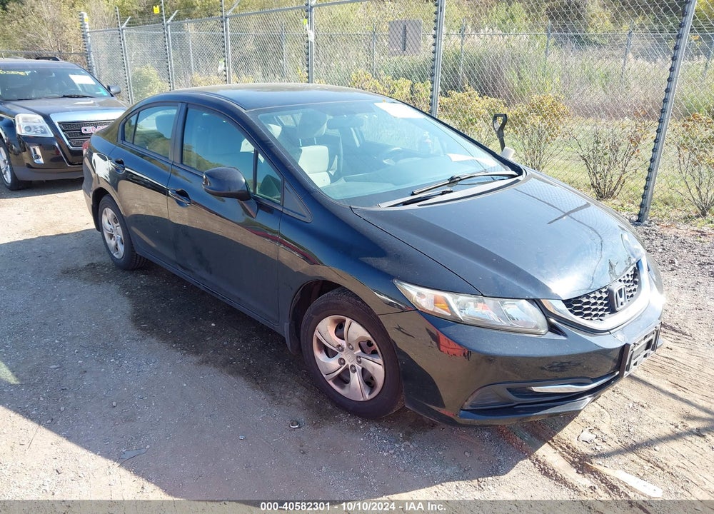 2013 HONDA CIVIC LX VIN: 19XFB2F59DE068684