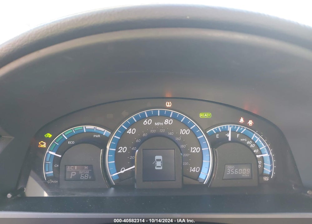 2013 TOYOTA CAMRY HYBRID XLE VIN: 4T1BD1FK2DU079547
