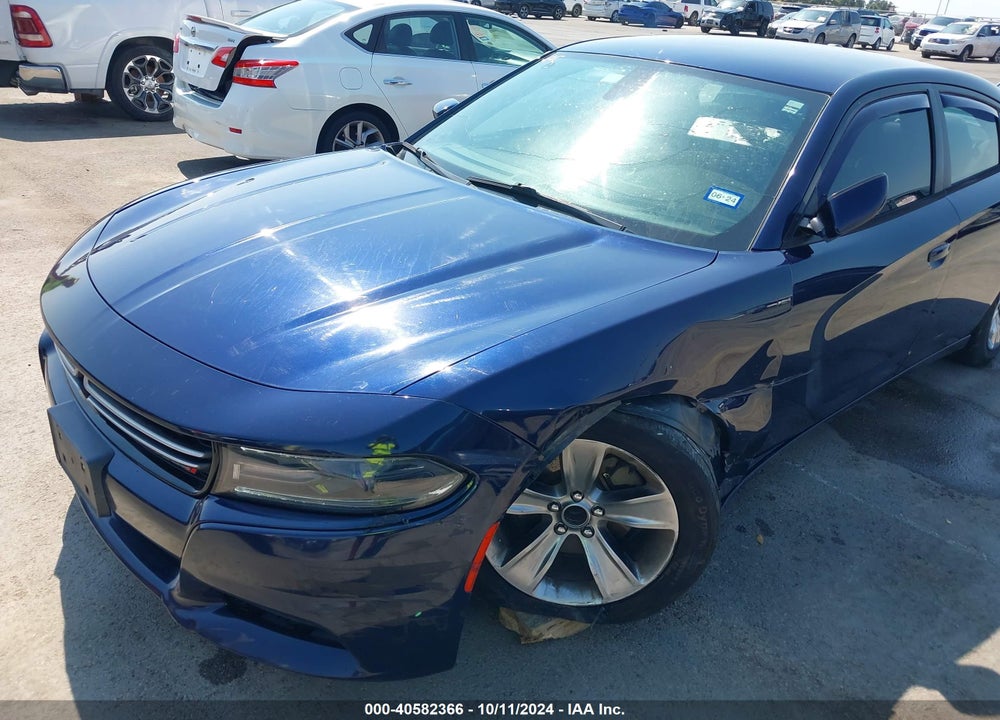 2015 DODGE CHARGER SE VIN: 2C3CDXBG4FH827478
