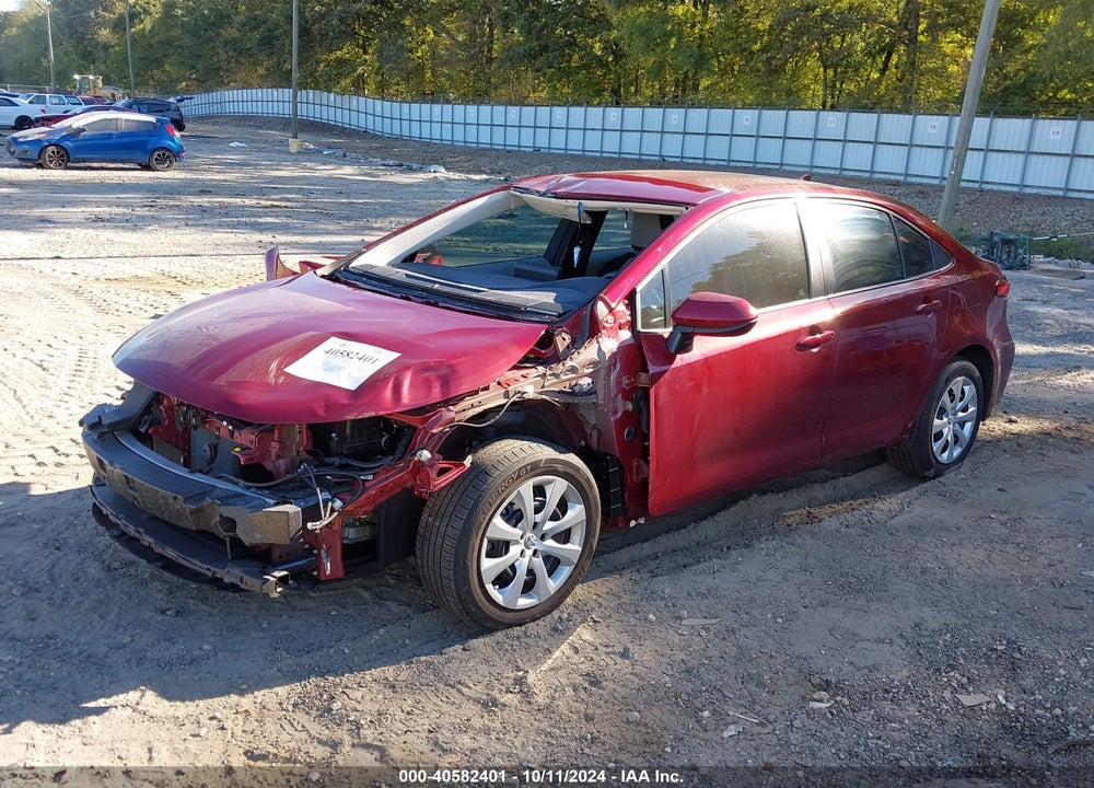 2022 TOYOTA COROLLA LE VIN: 5YFEPMAE8NP371021