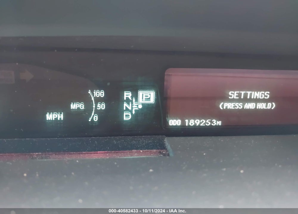 2011 TOYOTA PRIUS THREE VIN: JTDKN3DU2B5297643