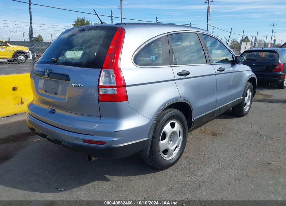 2010 HONDA CR-V LX VIN: 5J6RE4H33AL091192
