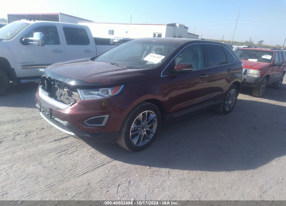 2015 FORD EDGE TITANIUM VIN: 2FMTK4K80FBC20615