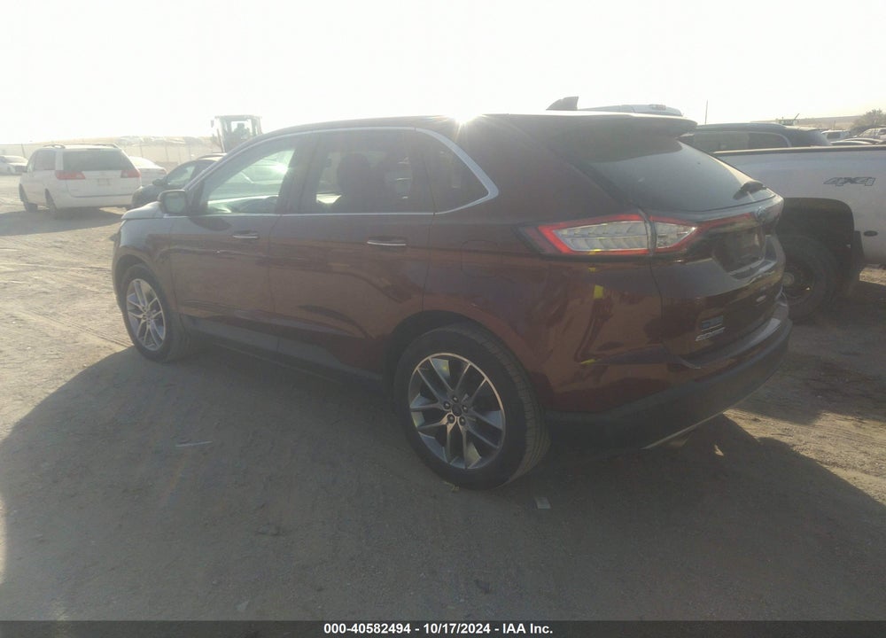 2015 FORD EDGE TITANIUM VIN: 2FMTK4K80FBC20615