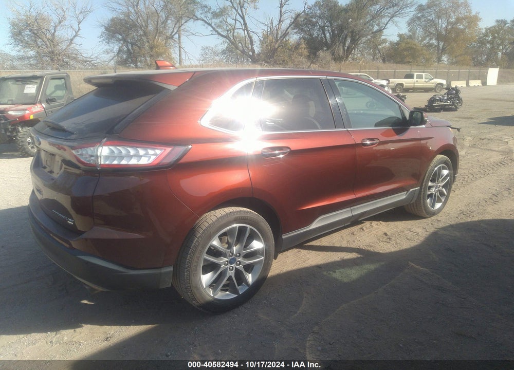 2015 FORD EDGE TITANIUM VIN: 2FMTK4K80FBC20615