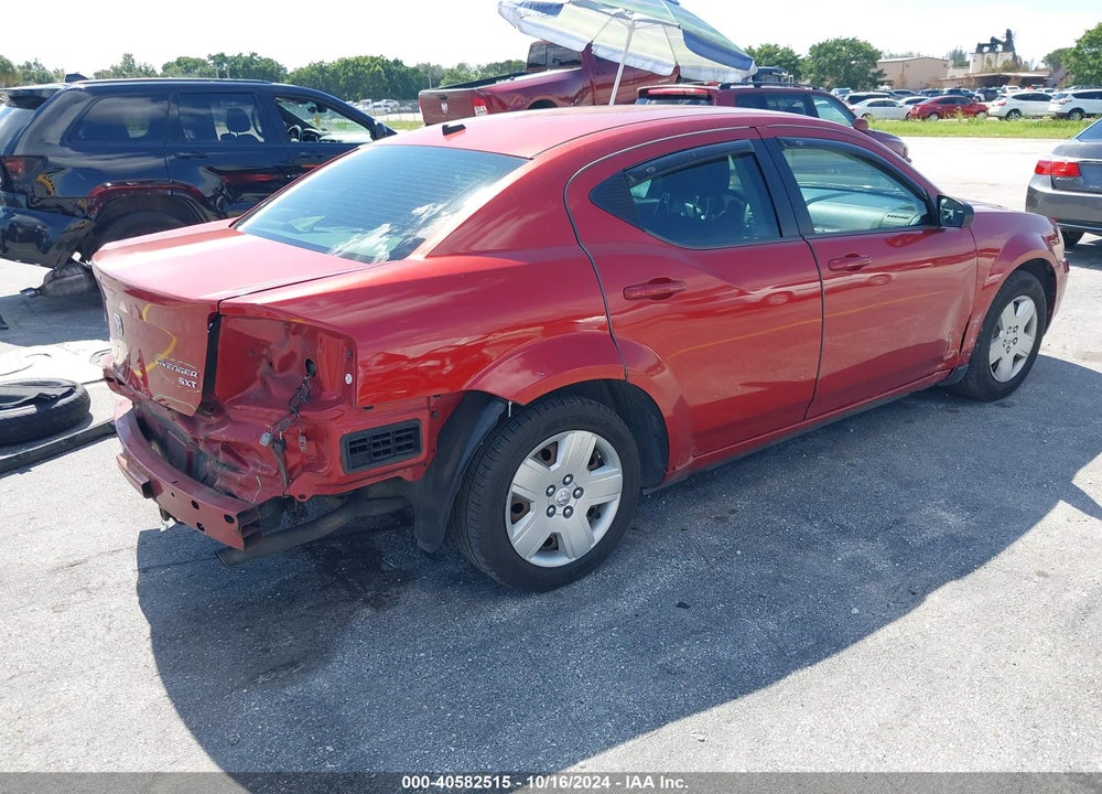 2010 DODGE AVENGER SXT VIN: 1B3CC4FB9AN230517