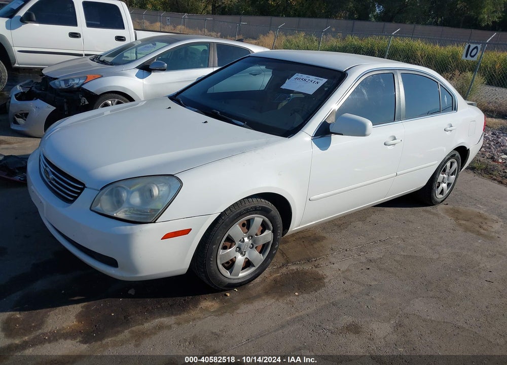 2008 KIA OPTIMA LX VIN: KNAGE123385250423