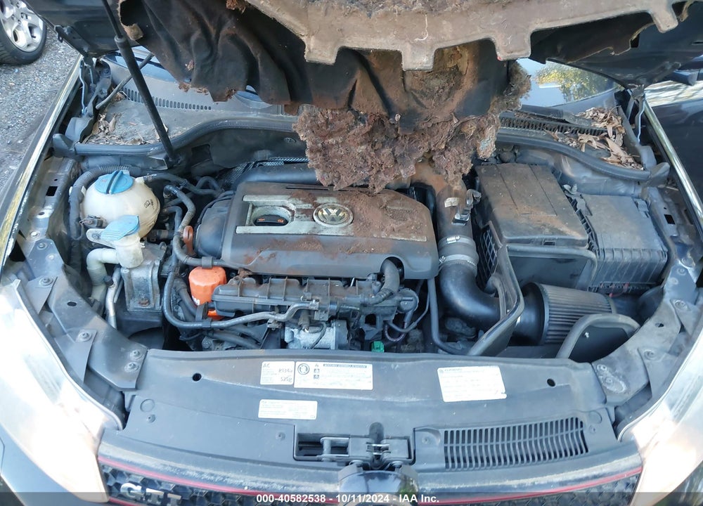 2012 VOLKSWAGEN GTI 4-DOOR VIN: WVWHV7AJ3CW258003