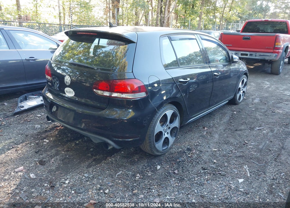 2012 VOLKSWAGEN GTI 4-DOOR VIN: WVWHV7AJ3CW258003