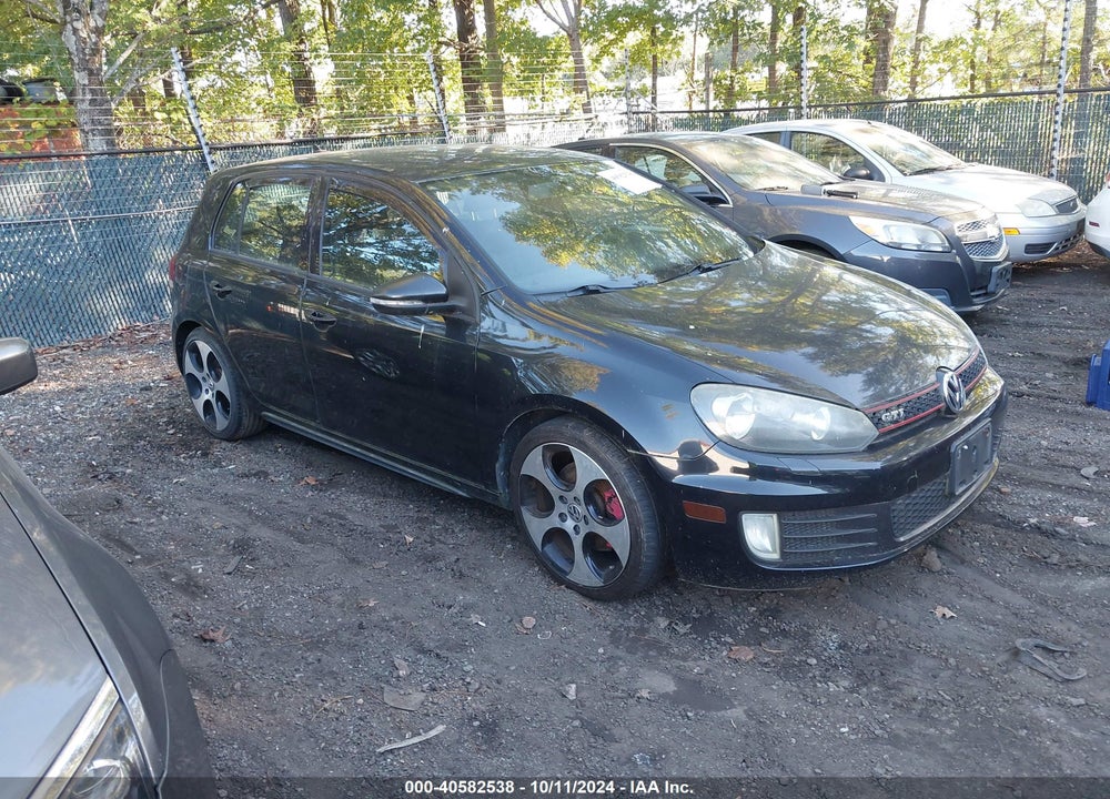 2012 VOLKSWAGEN GTI 4-DOOR VIN: WVWHV7AJ3CW258003