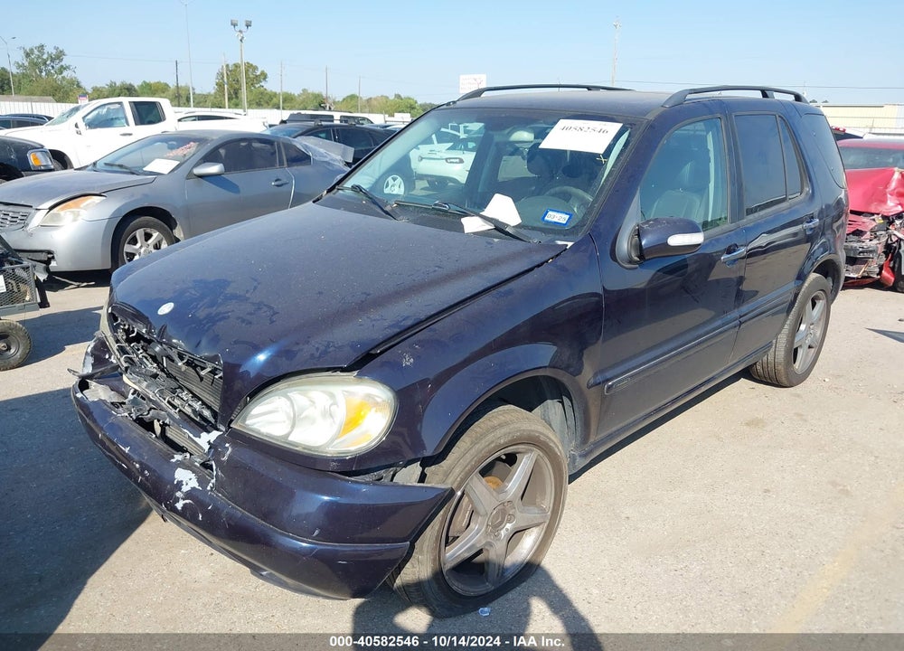 2003 MERCEDES-BENZ ML 500 VIN: 4JGAB75E63A450368