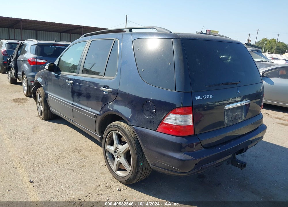 2003 MERCEDES-BENZ ML 500 VIN: 4JGAB75E63A450368