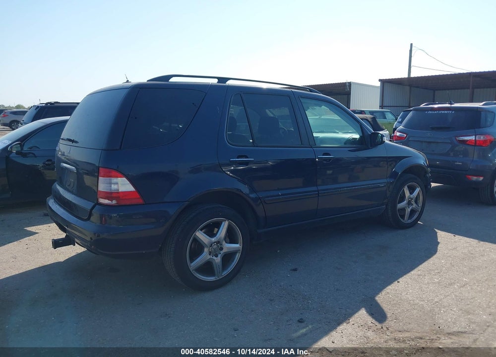 2003 MERCEDES-BENZ ML 500 VIN: 4JGAB75E63A450368