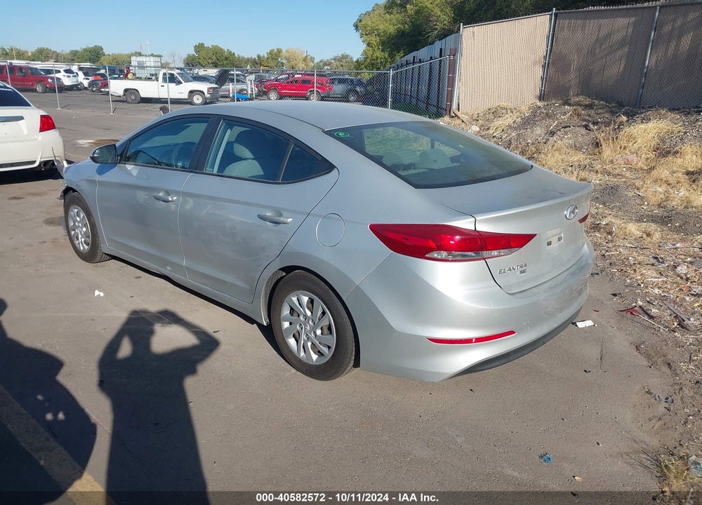 2018 HYUNDAI ELANTRA SE VIN: 5NPD74LF9JH300287