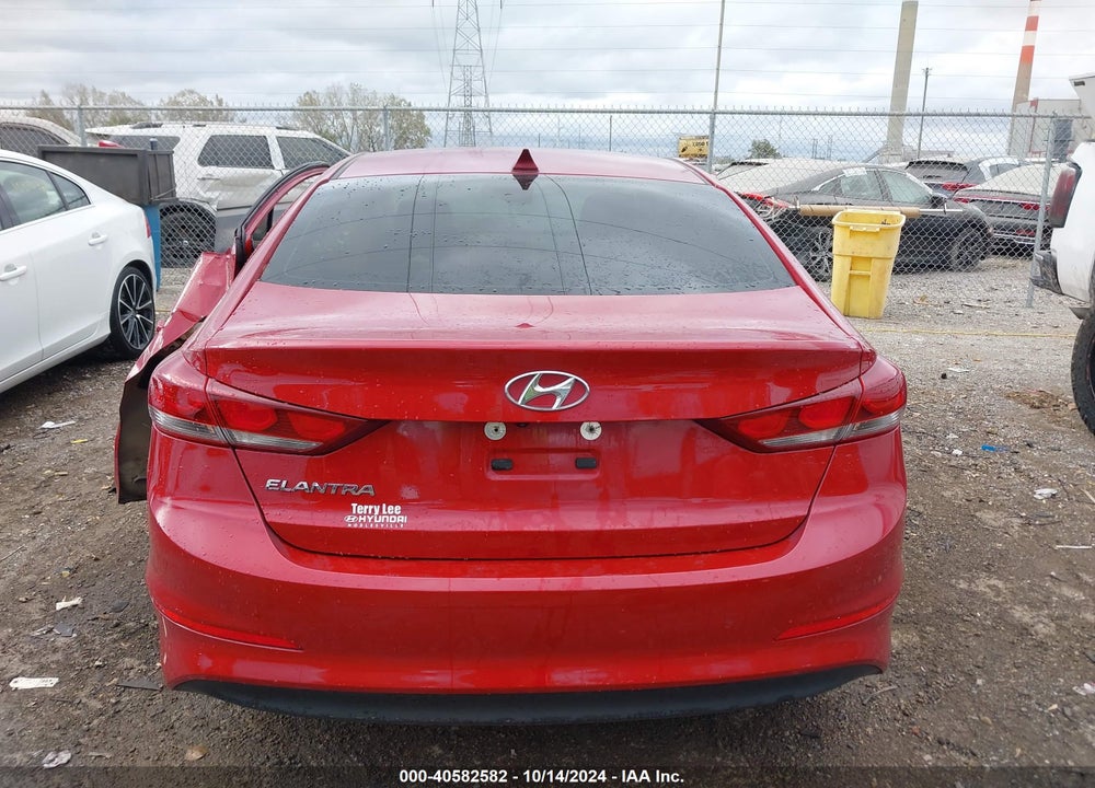 2018 HYUNDAI ELANTRA SEL VIN: KMHD84LF0JU614201