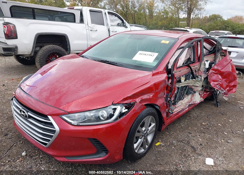 2018 HYUNDAI ELANTRA SEL VIN: KMHD84LF0JU614201
