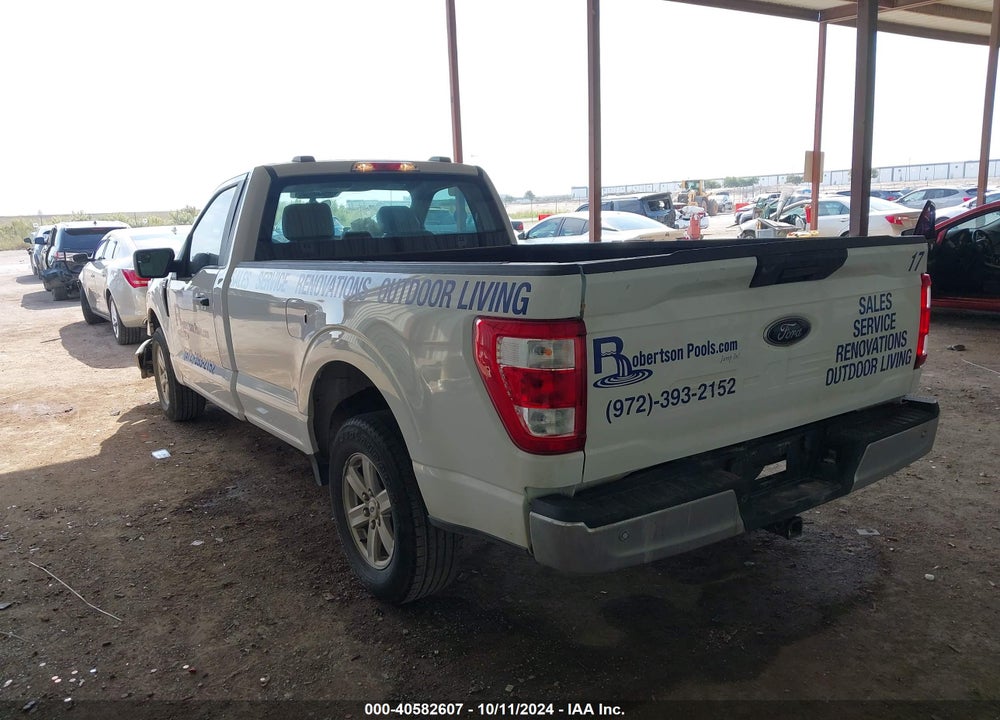2021 FORD F-150 XL VIN: 1FTMF1CB2MKD87163