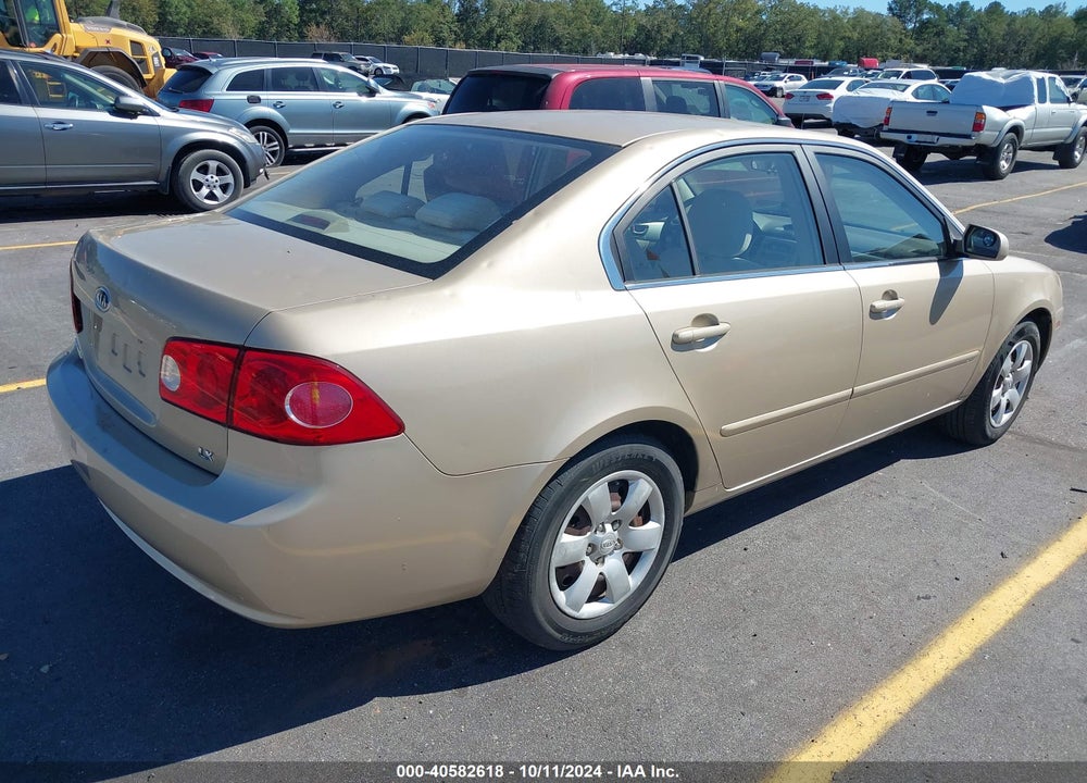 2008 KIA OPTIMA LX VIN: KNAGE123485200422