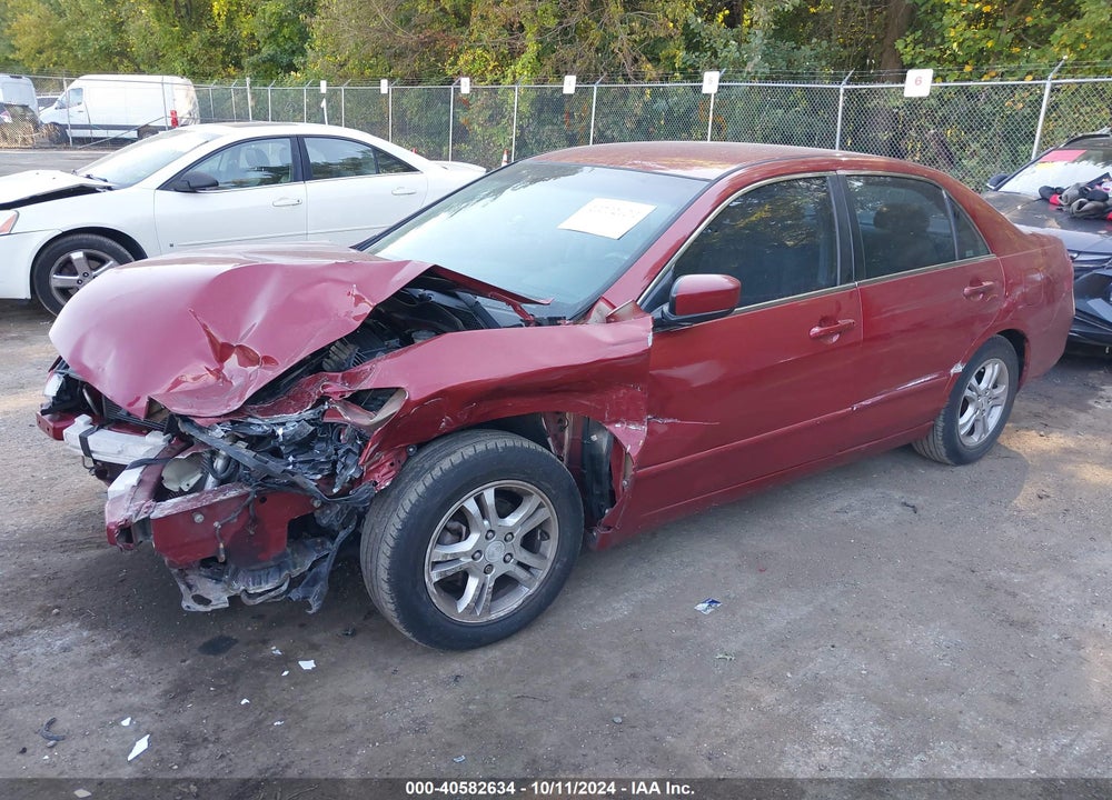 2007 HONDA ACCORD 2.4 SE VIN: 1HGCM56377A126670