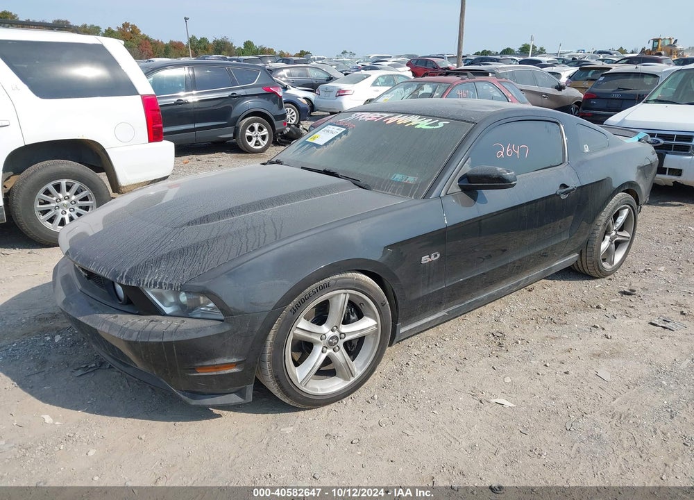 2011 FORD MUSTANG GT PREMIUM VIN: 1ZVBP8CF4B5168018