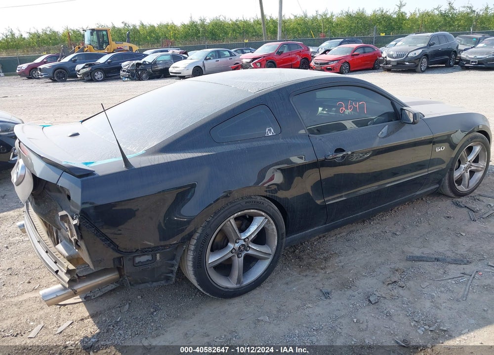 2011 FORD MUSTANG GT PREMIUM VIN: 1ZVBP8CF4B5168018