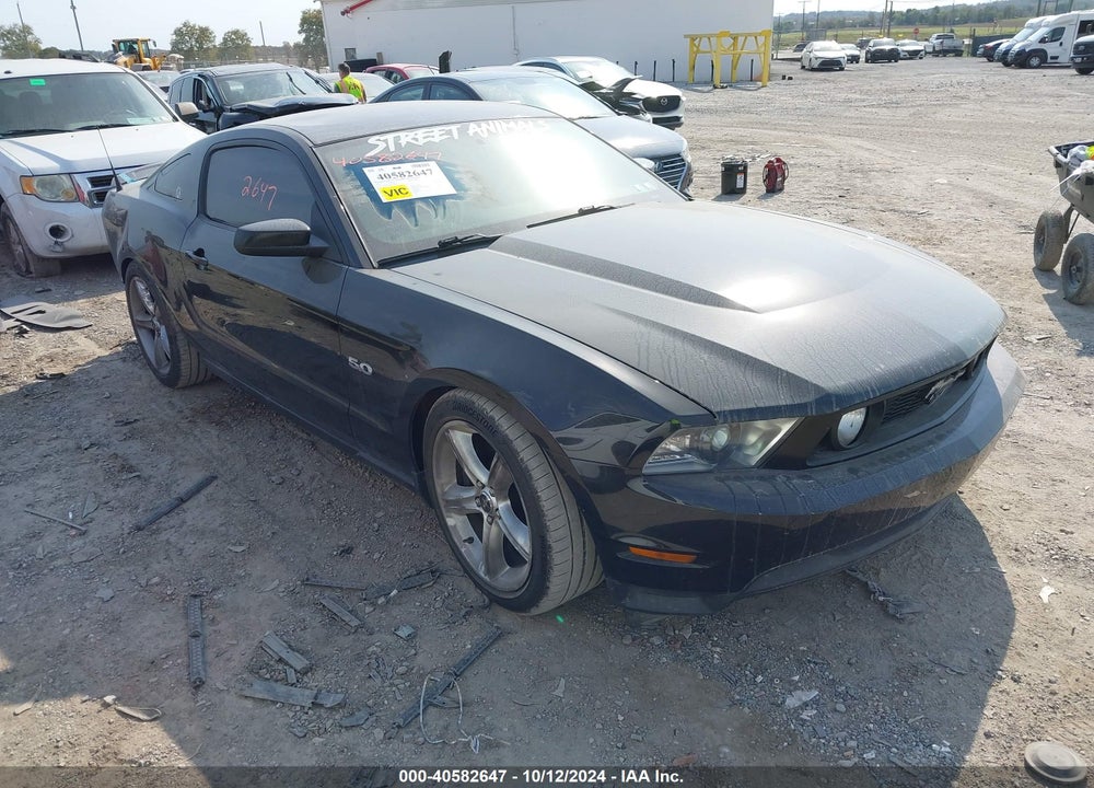 2011 FORD MUSTANG GT PREMIUM VIN: 1ZVBP8CF4B5168018