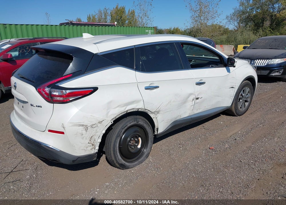 2018 NISSAN MURANO SL VIN: 5N1AZ2MHXJN180528