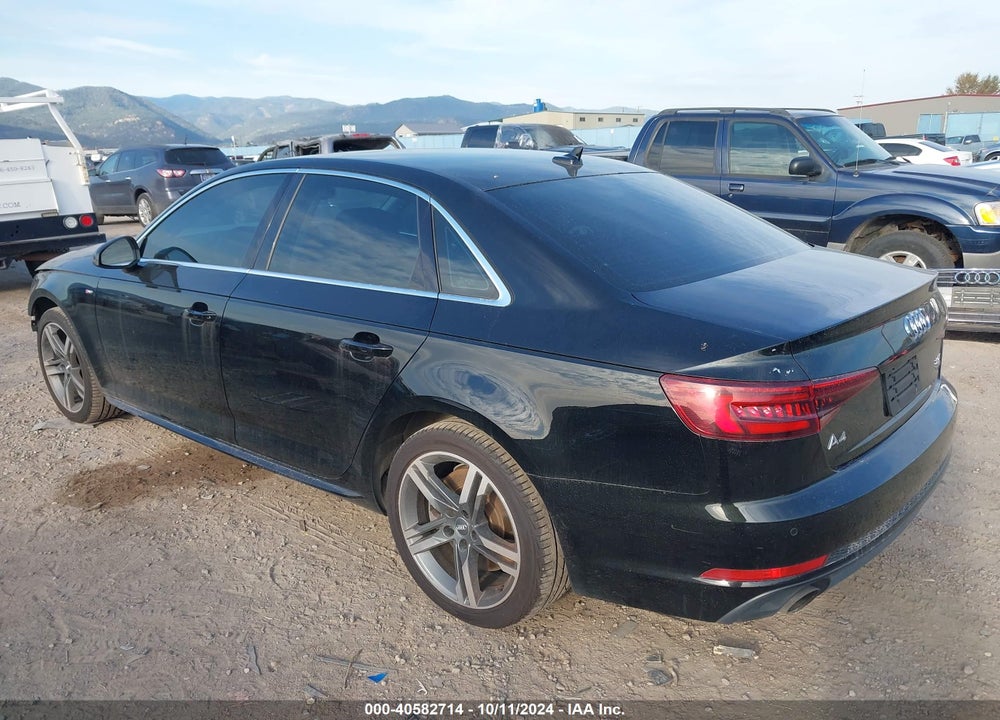 2018 AUDI A4 2.0T PREMIUM/2.0T TECH PREMIUM VIN: WAUENAF43JA183572