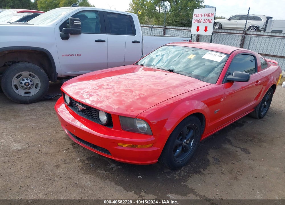 2007 FORD MUSTANG GT DELUXE/GT PREMIUM VIN: 1ZVFT82H275274619