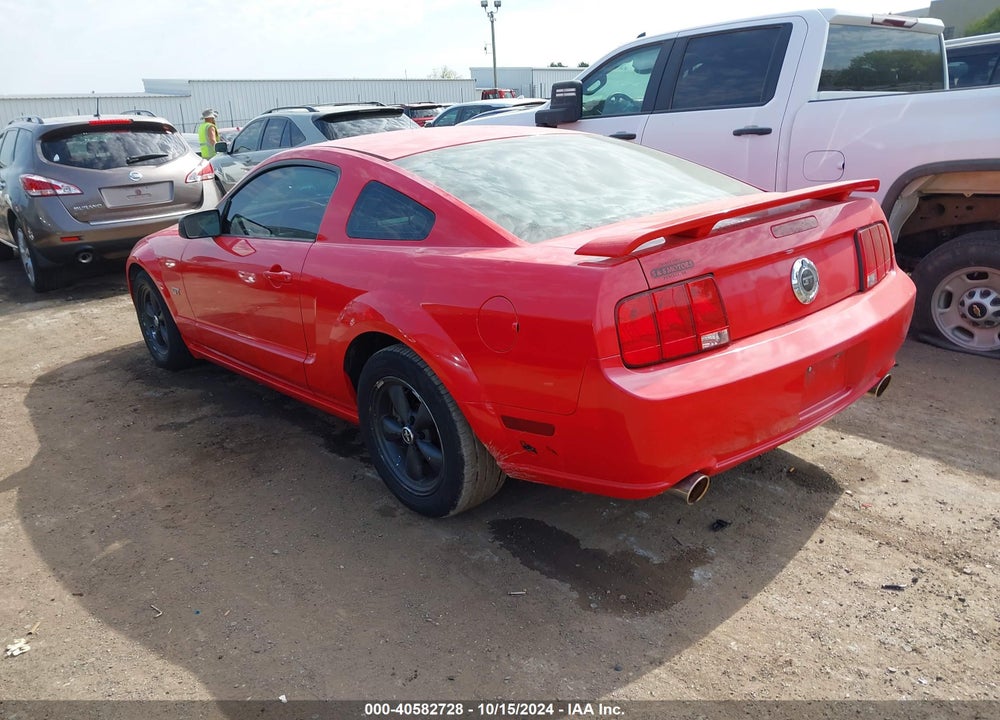 2007 FORD MUSTANG GT DELUXE/GT PREMIUM VIN: 1ZVFT82H275274619