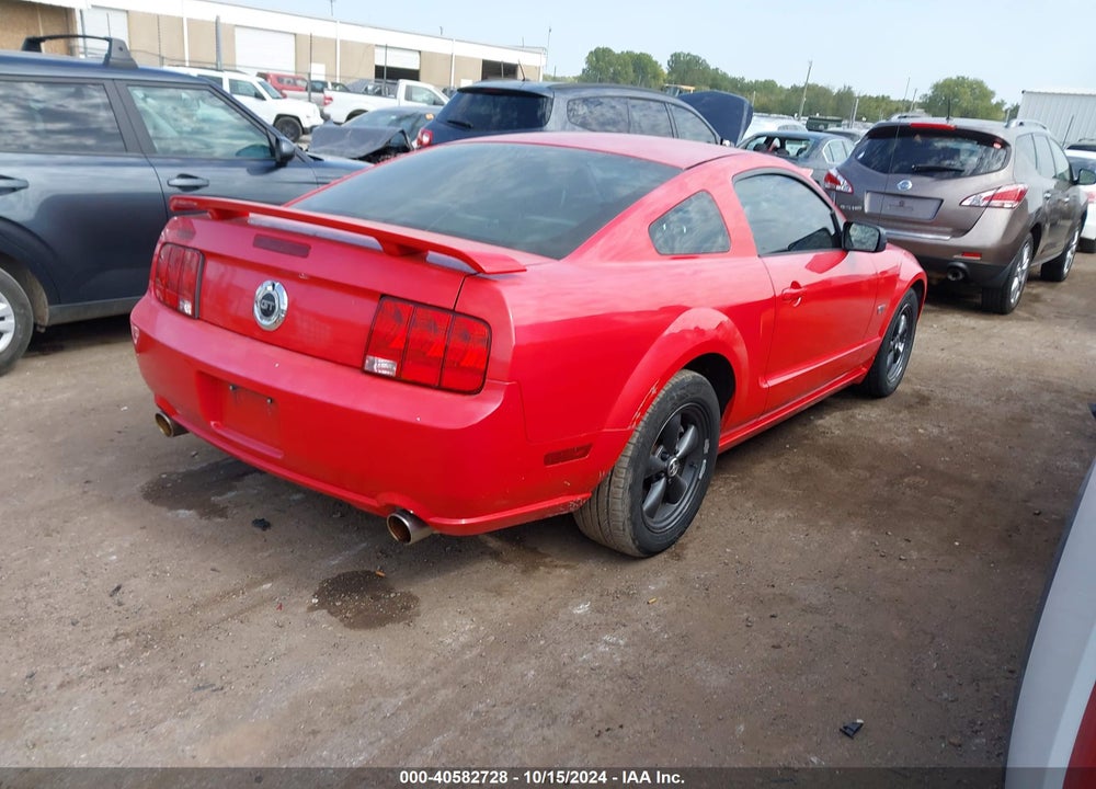 2007 FORD MUSTANG GT DELUXE/GT PREMIUM VIN: 1ZVFT82H275274619