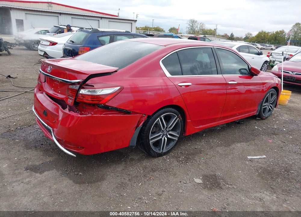 2016 HONDA ACCORD SPORT VIN: 1HGCR2F54GA046020
