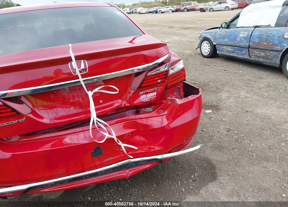 2016 HONDA ACCORD SPORT VIN: 1HGCR2F54GA046020