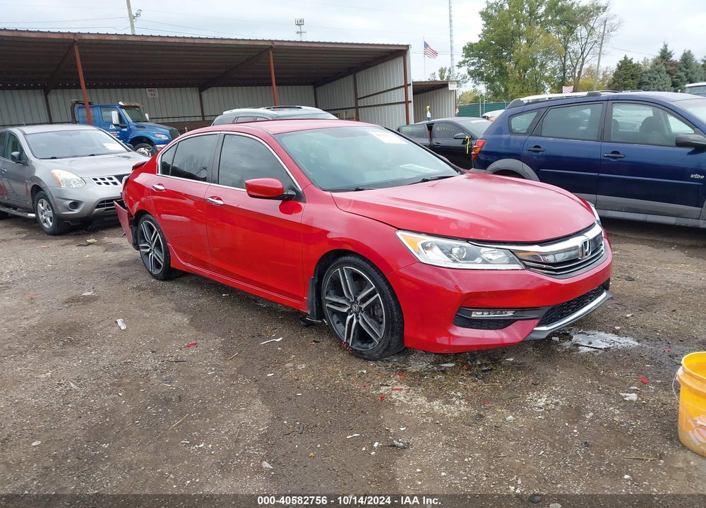 2016 HONDA ACCORD SPORT VIN: 1HGCR2F54GA046020