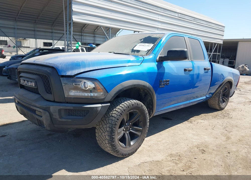 2021 RAM 1500 CLASSIC WARLOCK QUAD CAB 4X2 6'4 BOX VIN: 1C6RR6GG9MS513266