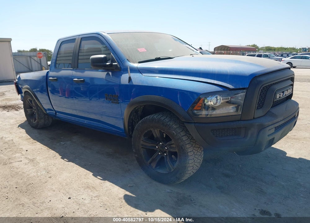 2021 RAM 1500 CLASSIC WARLOCK QUAD CAB 4X2 6'4 BOX VIN: 1C6RR6GG9MS513266