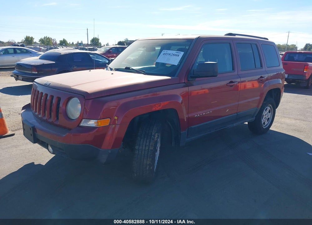 2012 JEEP PATRIOT SPORT VIN: 1C4NJRBBXCD558814