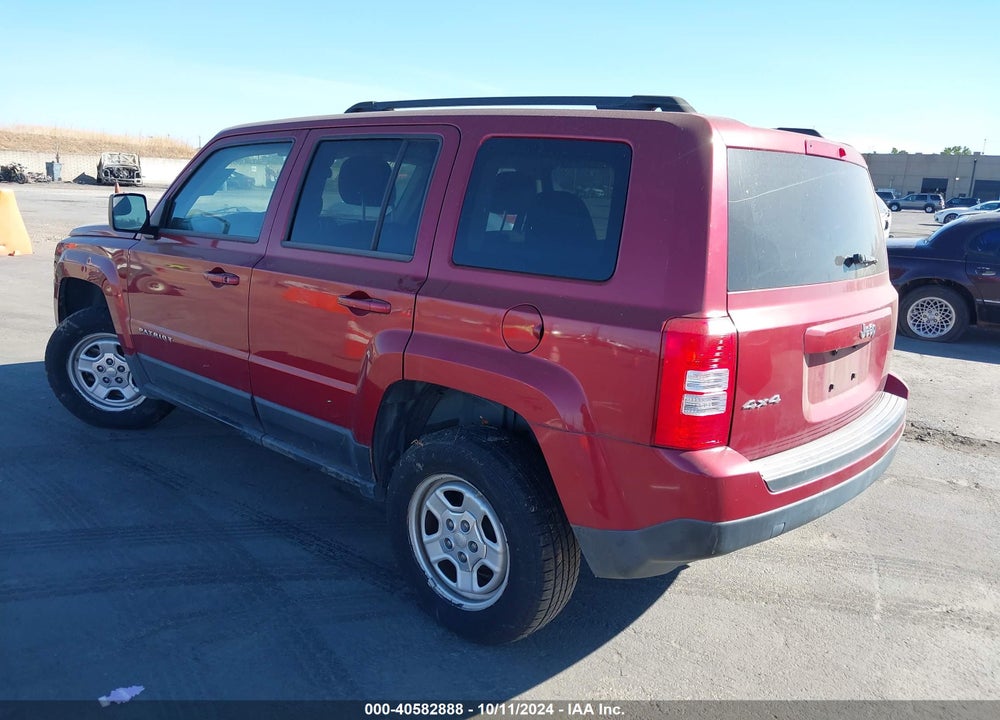 2012 JEEP PATRIOT SPORT VIN: 1C4NJRBBXCD558814