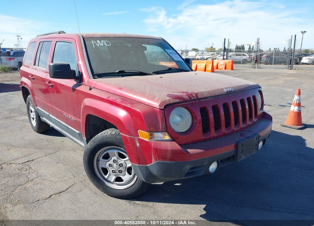 2012 JEEP PATRIOT SPORT VIN: 1C4NJRBBXCD558814
