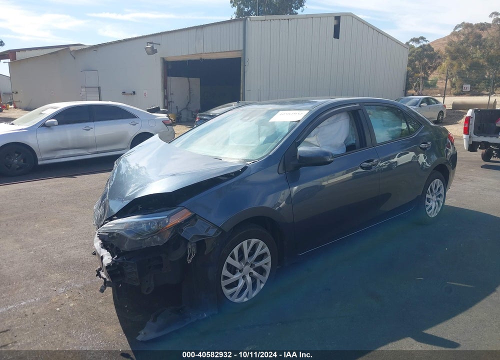 2019 TOYOTA COROLLA LE VIN: 2T1BURHE2KC165610